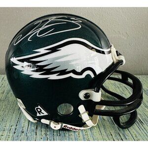 Philadelphia Eagles Signed NFL Mini Helmet Donovan McNabb #5 Quarterback